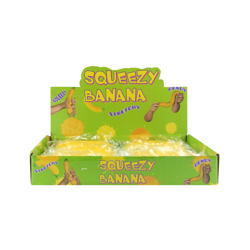 Wholesale Squishy Banana 18cm - (CDU of 12)