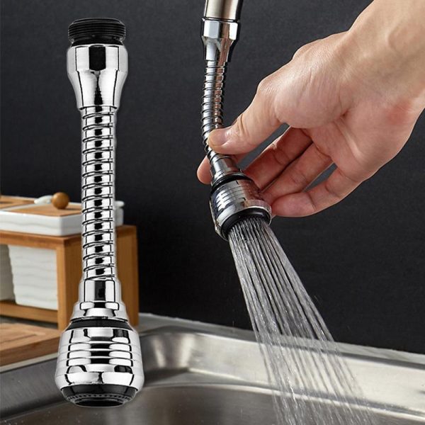 360 Rotate Swivel Water Saving Tap Aerator Diffuser Faucet Nozzle Filter Adapter 2