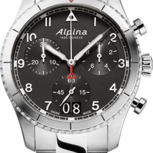 Alpina Startimer Pilot Quartz Chronograph Black Watch