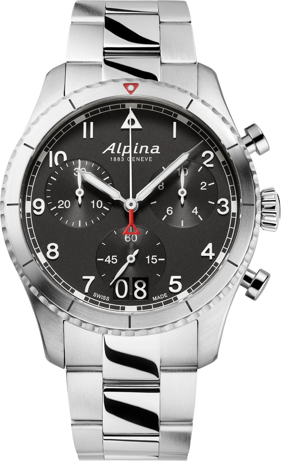 Alpina Startimer Pilot Quartz Chronograph Black Watch