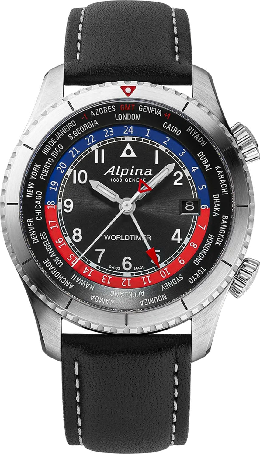 Alpina Alpina Starter Pilot Quartz Worldtimer Watch