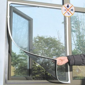 Fly Mosquito Window Net Mesh Screen Room Curtinas Net Mosquito Curtains black