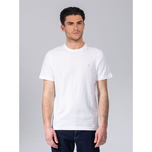 Farah White Danny Short Sleeve T Shirt