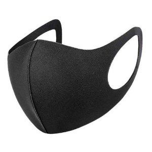 Reusable Black Hygiene Face Mask 2 Pack
