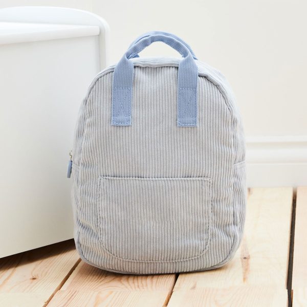 Personalised Blue Cord Build-a-Backpack