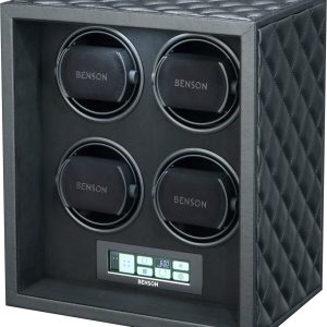 Benson Watch Winder Black Series Leather 4.22.B Black