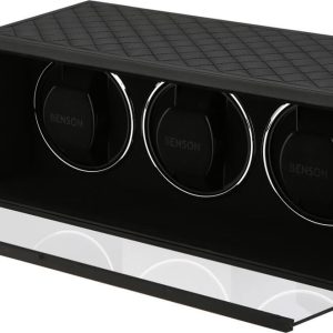 Benson Watch Winder Triple Swiss Series 3.20 Black Leather