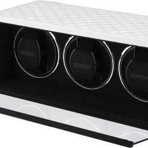 Benson Watch Winder Triple Swiss Series 3.20 White Leather Limited Edition