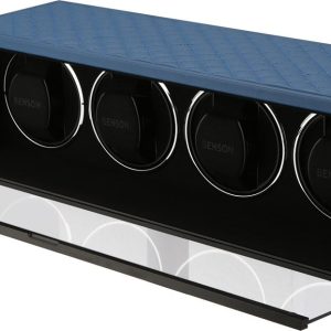 Benson Watch Winder Quad Swiss Series 4.20 Blue Leather