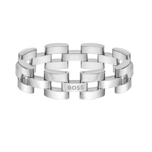 Boss Sway Stainless Steel Chain Boss Logo Bracelet D