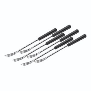Kuhn Rikon - Cheese & Meat Fondue Forks Black 6pcs