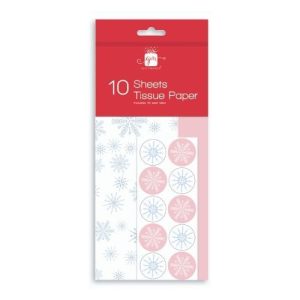 Christmas Snowflakes Tissue Paper 10 Pk