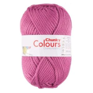 Chunky Colours Chunky Knitting Yarn Assorted Colours 200g