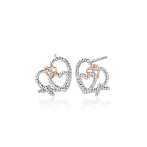 Clogau Bound Forever Sterling Silver Stud Earrings