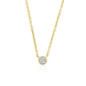 Clogau Celebration 9ct Gold Laboratory Diamond Necklace