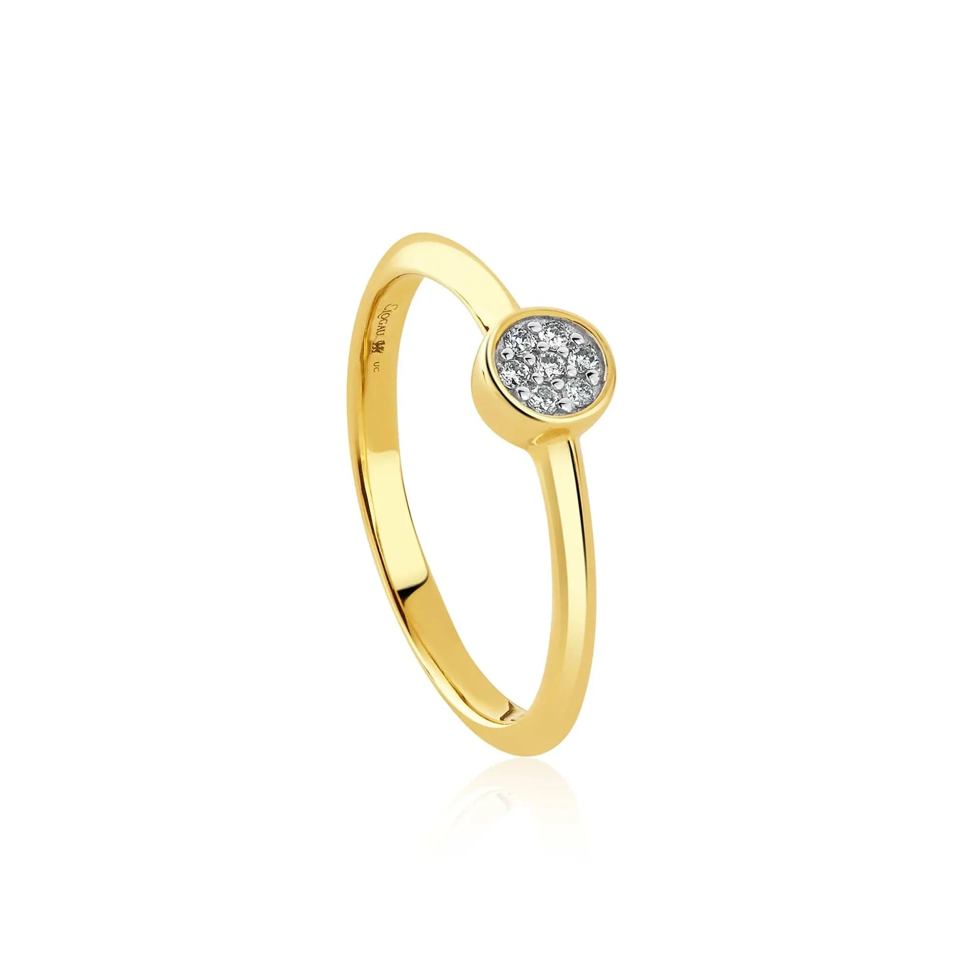 Clogau Celebration 9ct Gold Laboratory Diamond Ring - N