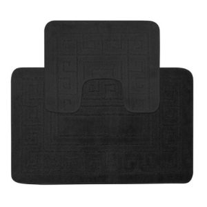 Coloroll 2 Piece Greek Bath Mat Set Non-Slip