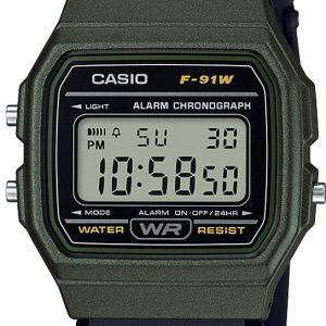 Casio F-91 Microlight Alarm Watch