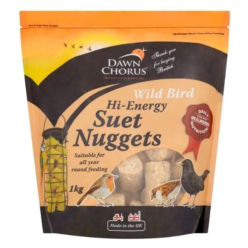 Dawn Chorus Mealworm Suet Wild Bird Food Nuggets 1kg