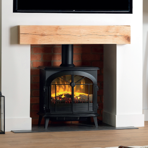 Dimplex Leckford Black Electric Stove