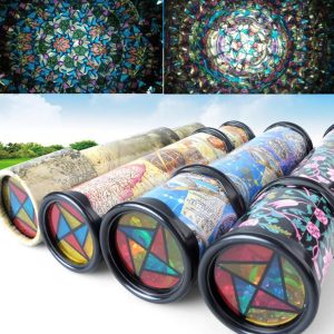 Rotatable Kaleidoscope Kids Children Educational Science Toy Birthday Gifts multicolour