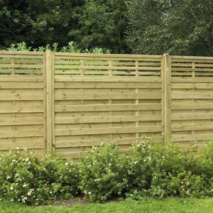 Forest 6' x 6' Kyoto Pressure Treated Decorative Fence Panel (1.8m x 1.8m)