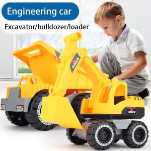 Christmas Gift Simulation Inertial Engineering Construction Vehicle Model Educational Toys Car Excavato
