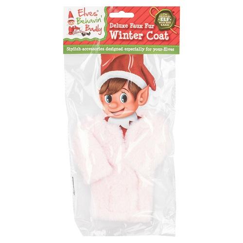 Elves Behavin' Badly Deluxe Winter Coat Pink