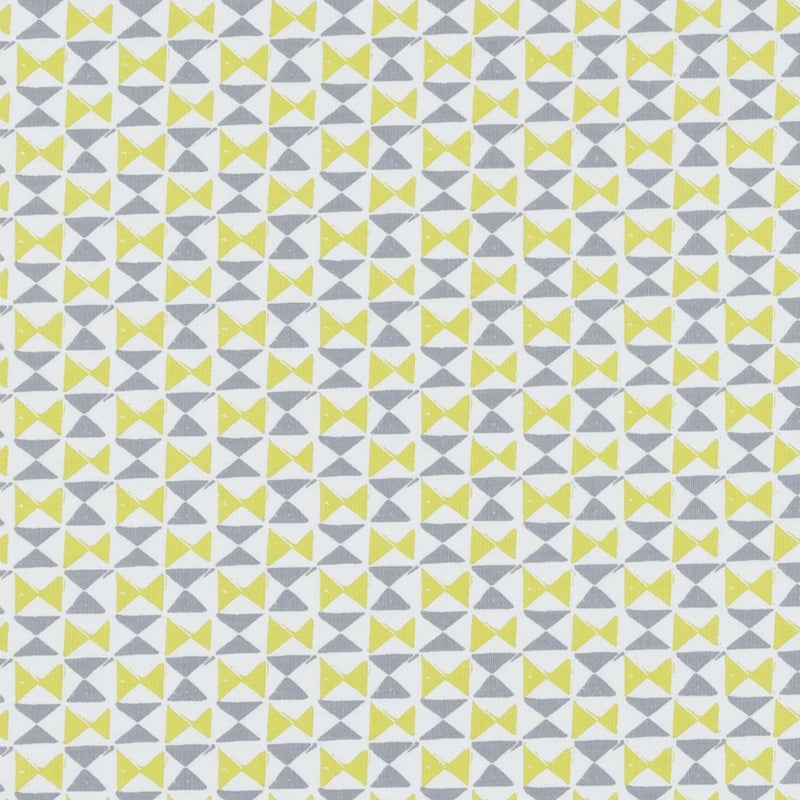 Clarke & Clarke Orianna Made To Measure Lined Curtains Chartreuse Charcoal