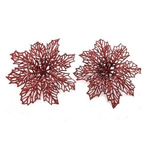 Christmas Glitter Clip Decorations 2 Pk