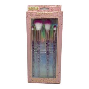 Glam Glitter Makeup Brush 4 Piece Set