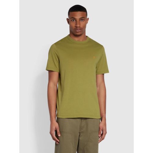 Farah Mens Moss Green Danny T-Shirt
