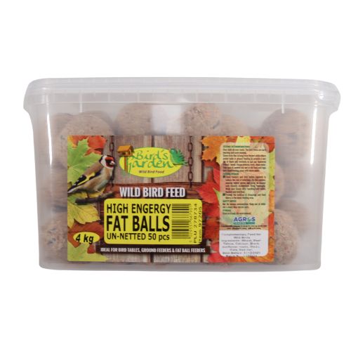 Bird's Best Wild Bird Plastic-Free High Energy Fat Balls 50 Pack
