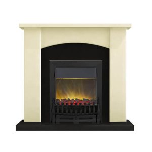 Holden Fireplace Suite in Ivory with Blenheim Electric Fire