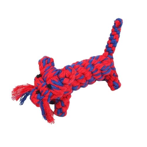 Hounds Colourful Cotton Rope Woven Tiger Dog Toy