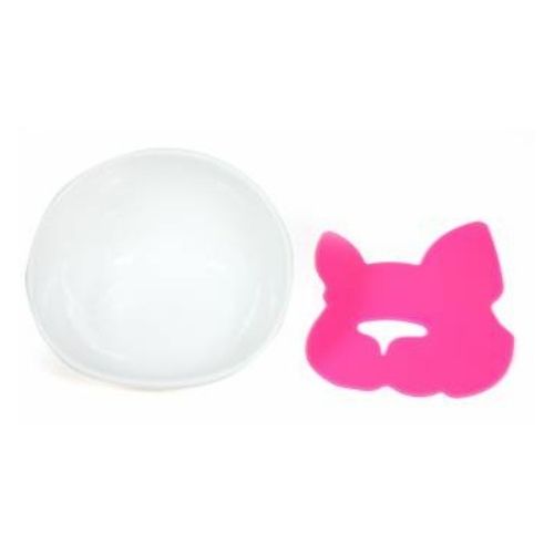 Hounds Japenese Ceramic Pet Bowl with Mat Assorted Colours