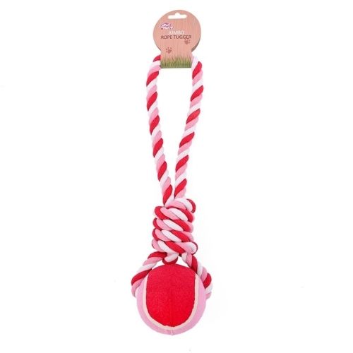 The Pet Hut Jumbo Rope Colourful Tugger 44cm