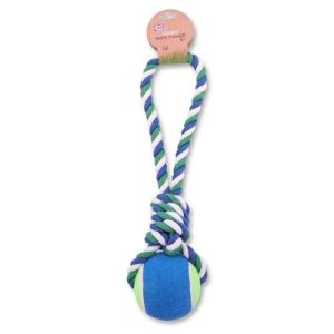 The Pet Hut Jumbo Rope Colourful Tugger 44cm