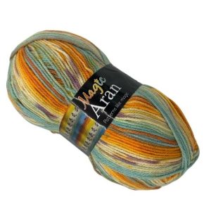 Magic Aran Knitting Yarn Green 250g