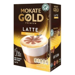 Mokate Gold Premium Vanilla Latte 10 Pack 140g