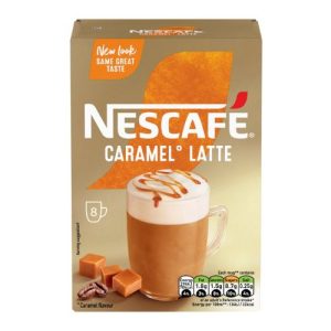 Nescafe Gold Caramel Latte Coffee 8 Pack