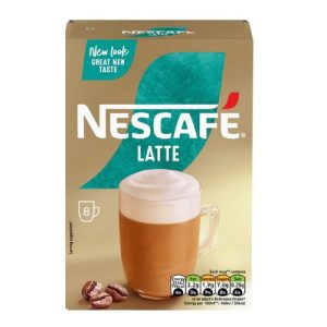 Nescafe Latte Instant Sachets Coffee 8 Pack