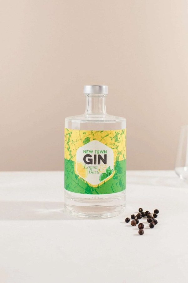 Wharf Distillery New Town Lemon and Basil Gin, 50cl