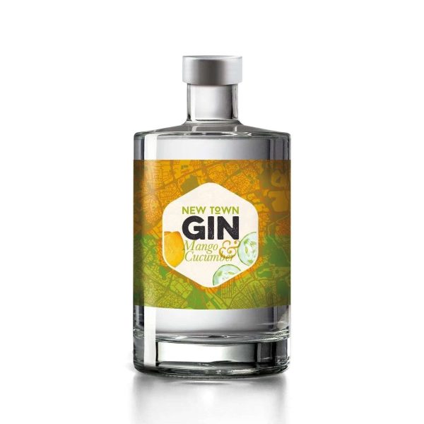 Wharf Distillery New Town Mango and Cucumber Gin, 50cl
