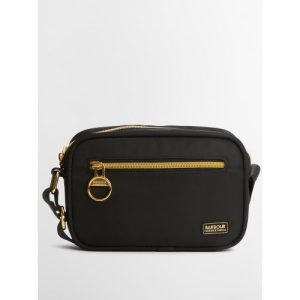 Barbour Womens Black Qualify Micro Crossbody Bag