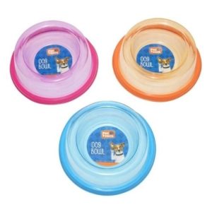 Pet Touch Anti-Slip Dog Bowl Assorted Colours