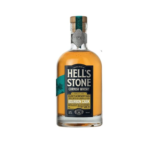 Pocketful of Stones Hell's Stone Single Cask Single Malt Cornish Whisky, 70cl
