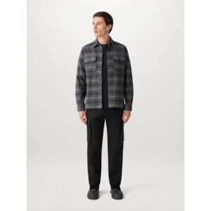 Belstaff Mens Dark Charcoal Regular Fit Fallgate Shirt