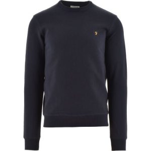 Farah Mens True Navy Tim Crew Neck Sweatshirt