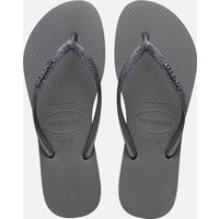 Havaianas Women's Slim Glitter Rubber Flip Flops